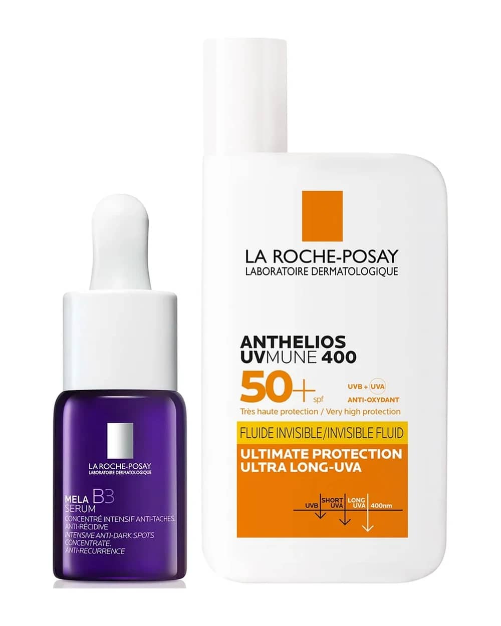 La Roche-Posay Anthelios UV Mune SPF50 and MelaB3 Anti-Dark Spot Duo Bundle