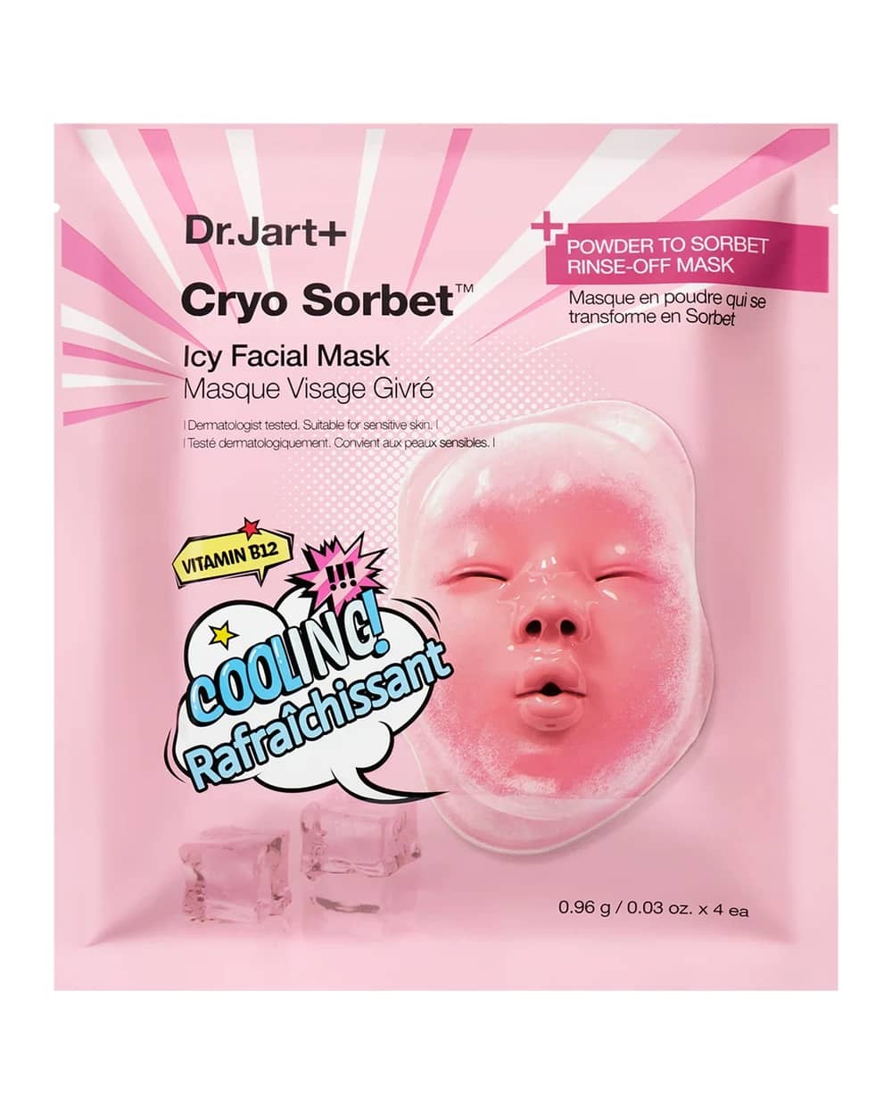 Dr.Jart+ Cryo Sorbet™ Icy Facial Mask - 4 Pack