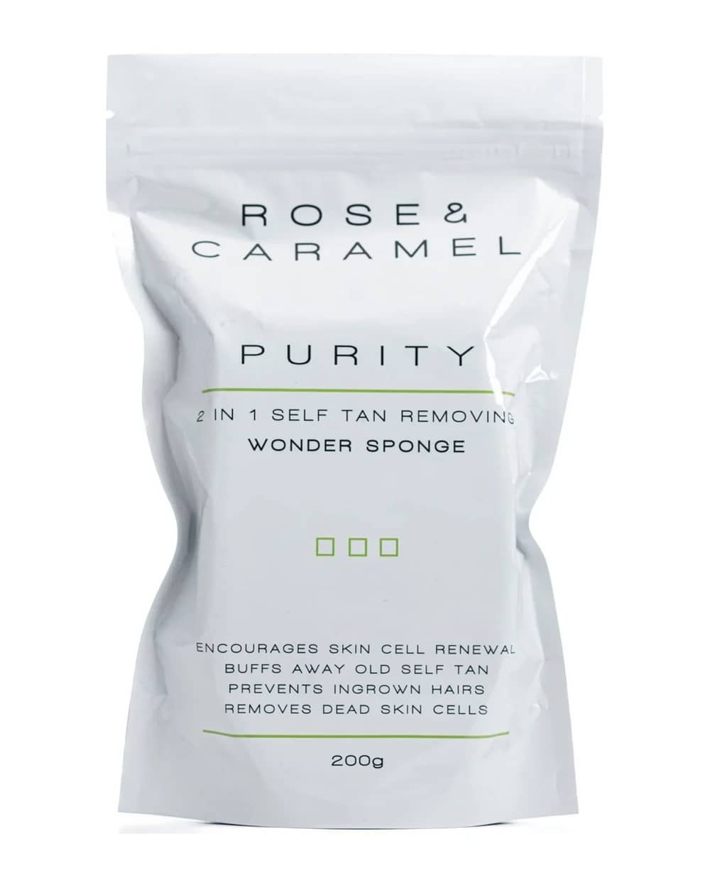 Rose & Caramel Purity 2in1 Self Tan Removing Wonder Sponge 200g
