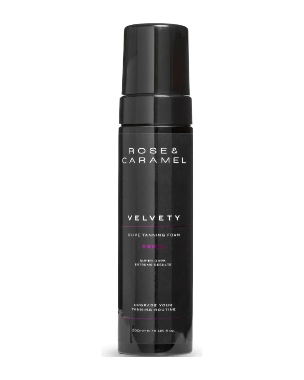 Rose & Caramel Velvety Olive Super Dark Tanning Foam 200ml