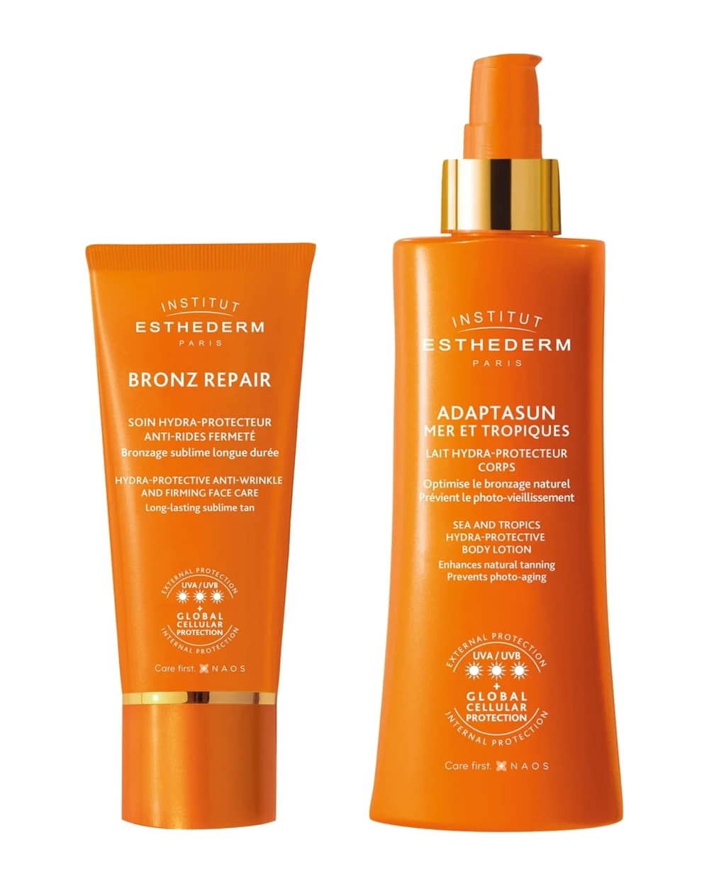 Institut Esthederm Tan Enhancing Suncare Face & Body Duo