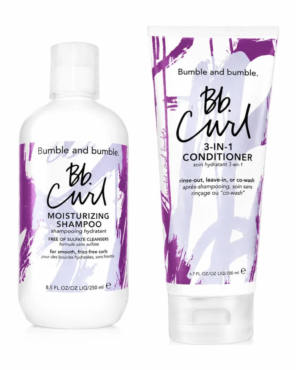 Bumble and bumble Curl Moisturizing Shampoo 250ml & 3-in-1 Conditioner 200ml Bundle