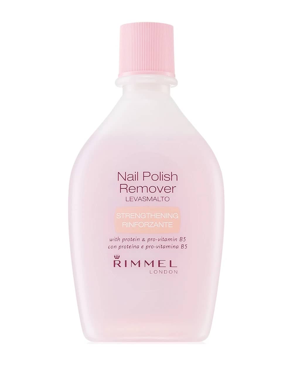 Rimmel Nail Polish Remover solvente per unghie effetto rassodante