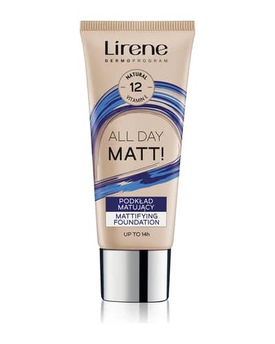 Lirene ALL DAY MATT! fondotinta liquido opacizzante per un effetto lunga durata