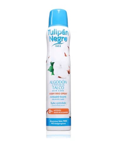 Tulipán Negro Algodon Y Talco deodorante