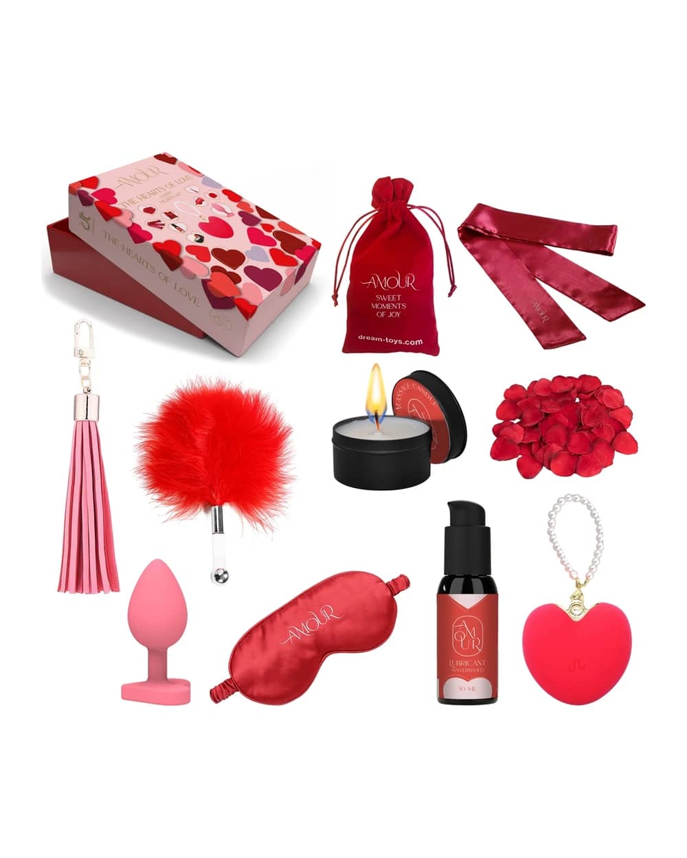 Dream Toys Amour The Hearts Of Love Happy Heart Kit set di articoli erotici