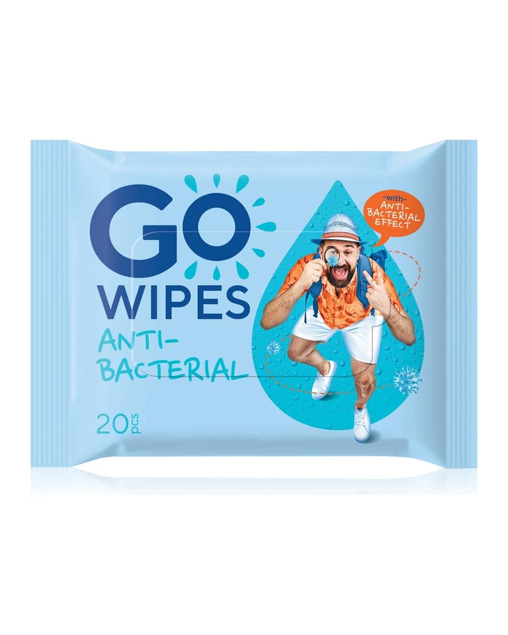GoWipes Antibacterial salviette rinfrescanti umidificate con effetto antibatterico