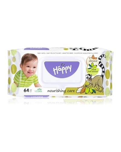 BELLA Baby Happy Almond and Olive Leaf Extract salviette detergenti umidificate per bambini