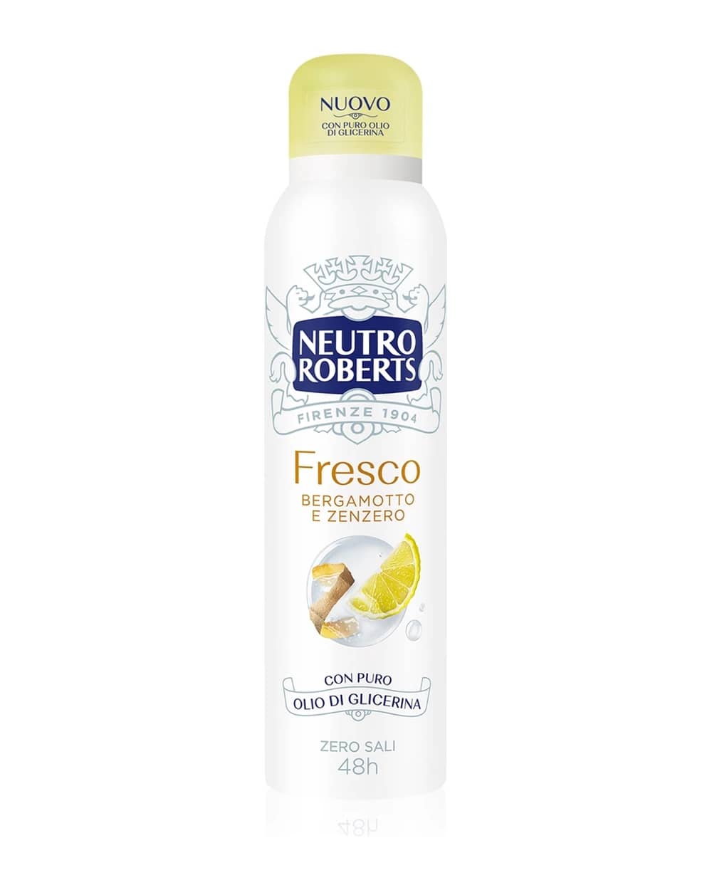Neutro Roberts Bergamotto e Zenzero deodorante spray con effetto 48 ore