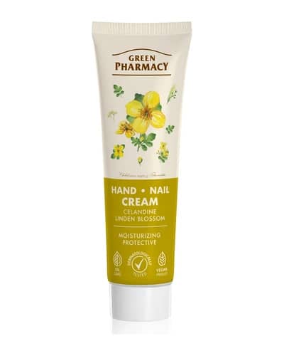Green Pharmacy Celandine & Linden crema per mani e unghie