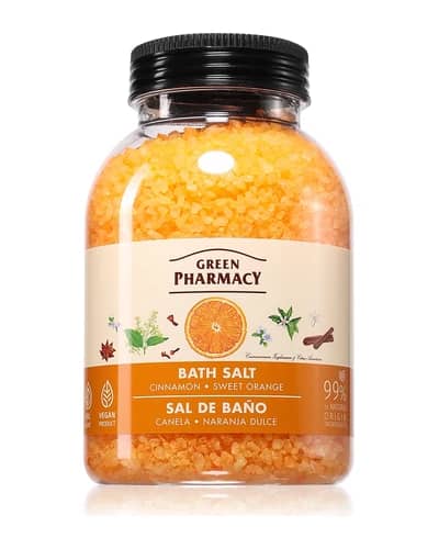 Green Pharmacy Cinnamon & Sweet orange Bath Salt sale da bagno rilassante