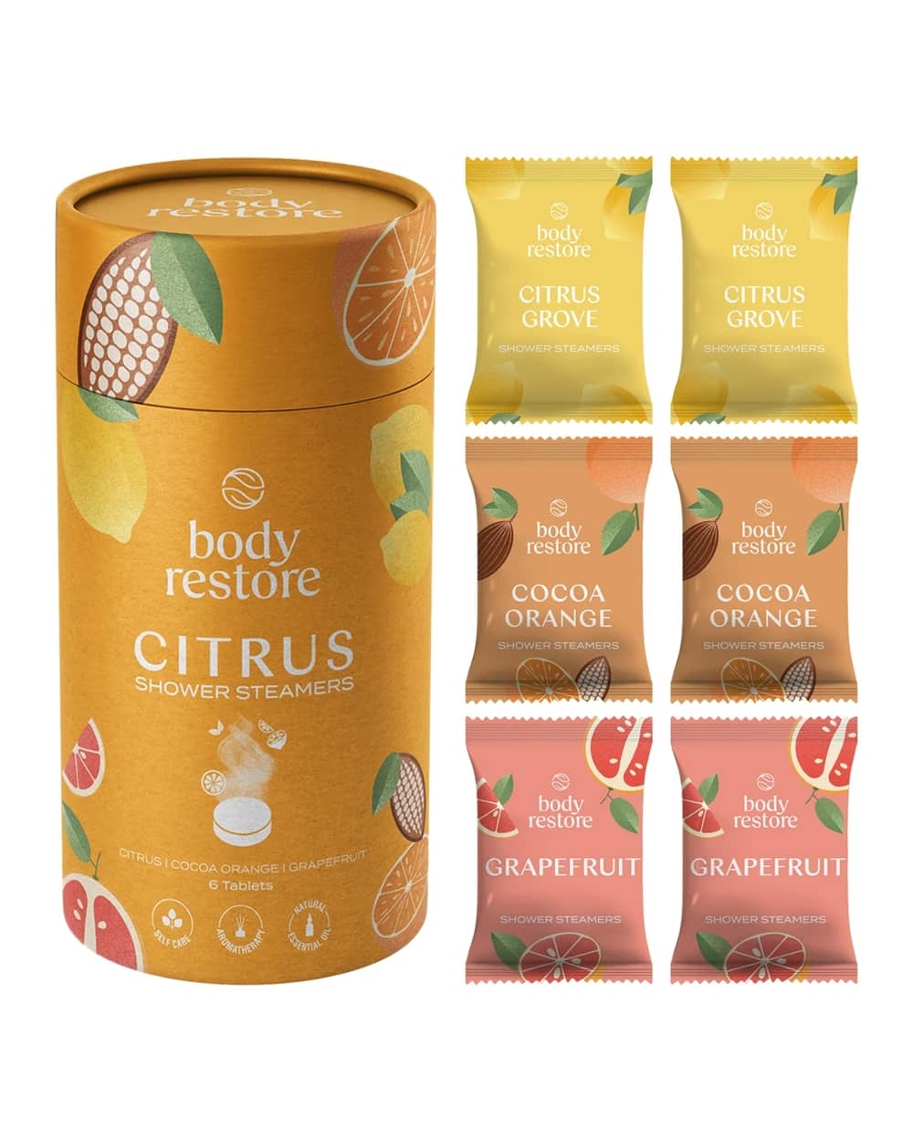 Body Restore Citrus Shower Steamers pastiglie per la doccia