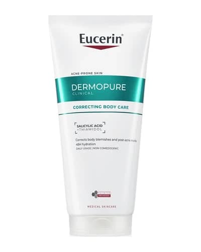 Eucerin DermoPure Clinical Correcting Body Care crema corpo contro le imperfezioni della pelle acneica