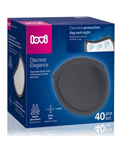 LOVI Discreet Elegance Black 40 pcs imbottiture monouso per reggiseno