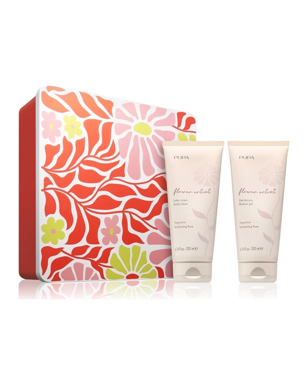 PUPA Milano Flower Artist Kit confezione regalo per il corpo con profumazione Enchanting Rose