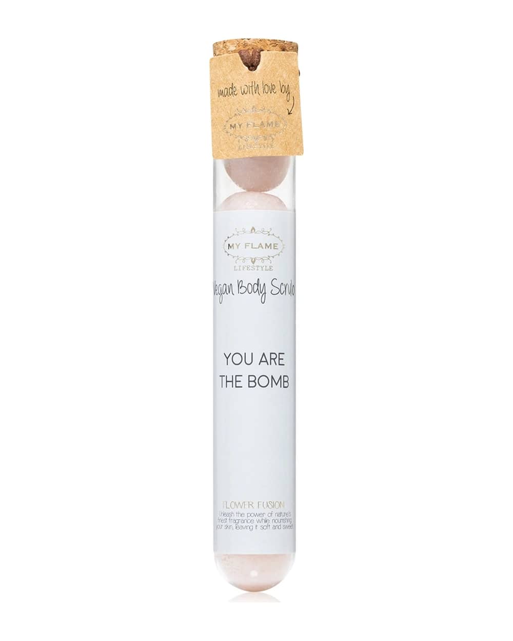 My Flame Flower Fusion You Are The Bomb esfoliante detergente corpo