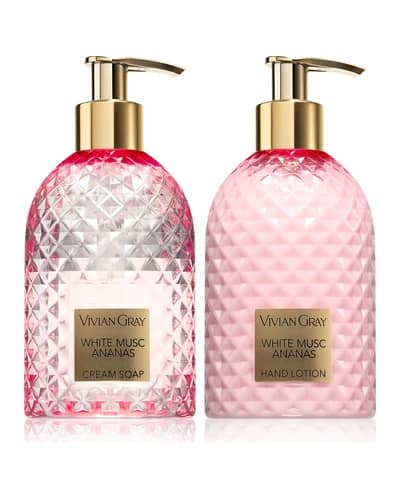 Vivian Gray Gemstone White Musc & Ananas confezione regalo per le mani