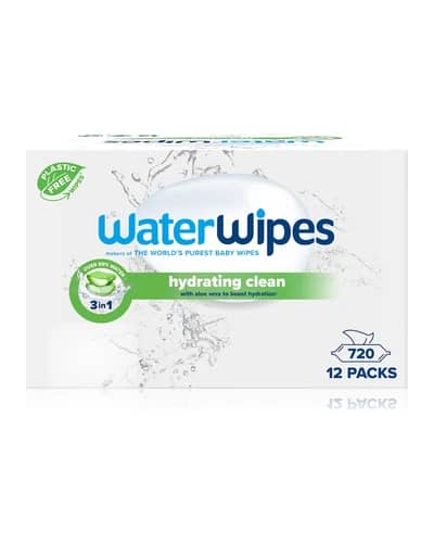 WaterWipes Hydrating Clean salviette rinfrescanti umidificate