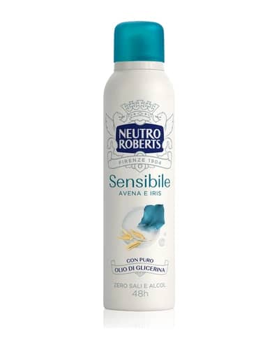 Neutro Roberts Avena e Iris deodorante spray con effetto 48 ore
