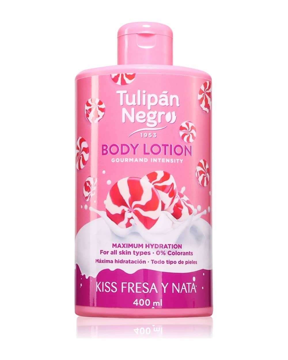 Tulipán Negro Kiss Fresa Y Nata latte corpo