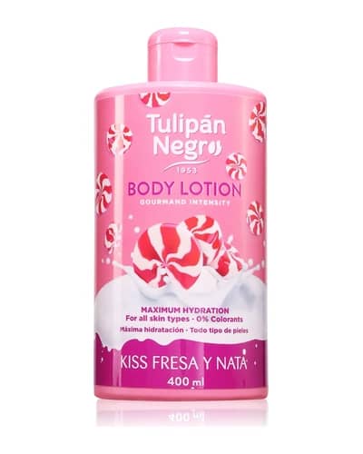 Tulipán Negro Kiss Fresa Y Nata latte corpo