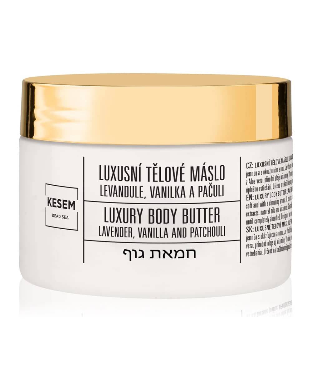KESEM Luxury Body Butter Lavender, Vanilla & Patchouli burro corpo