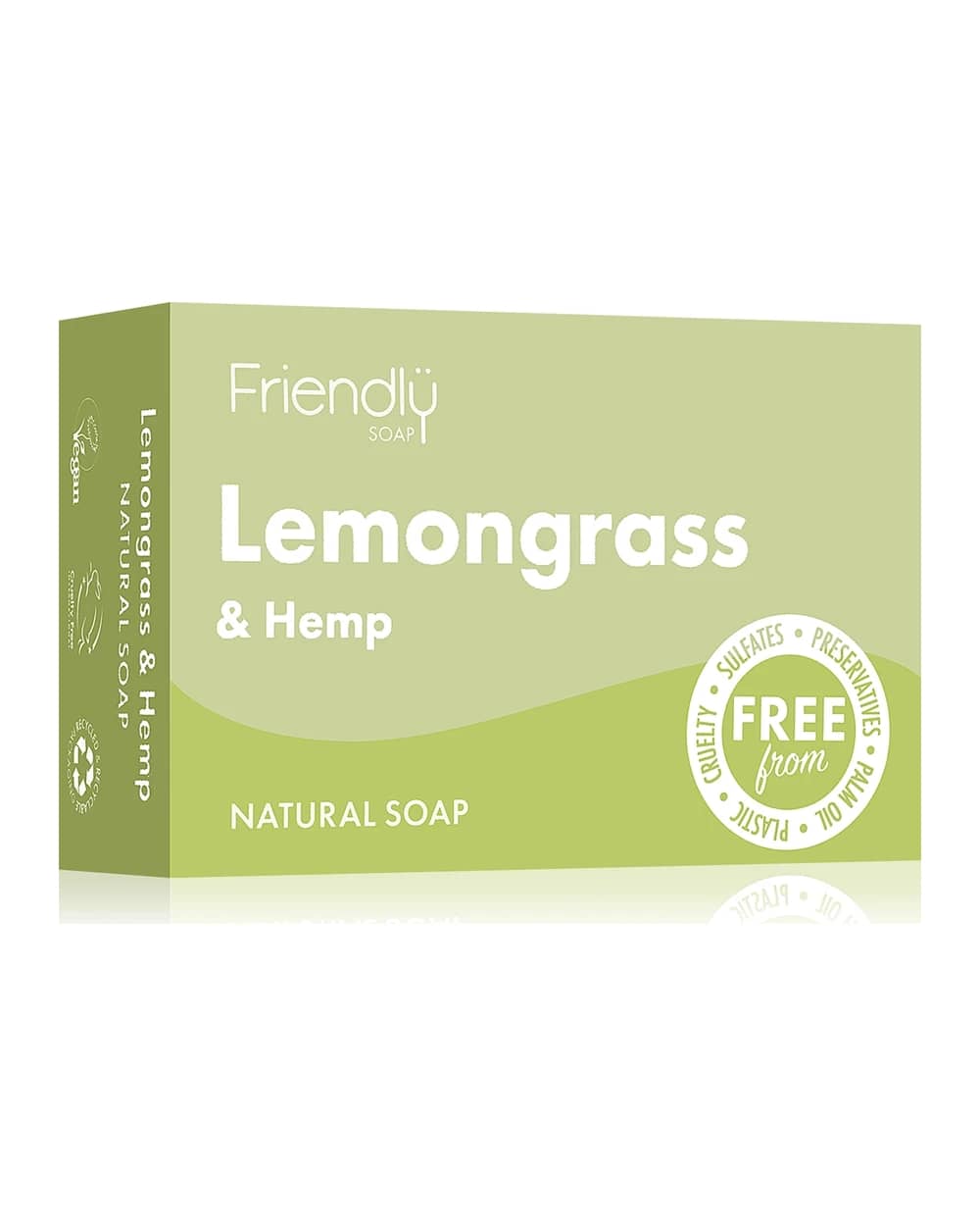 Friendly Soap Natural Soap Lemongrass & Hemp sapone naturale