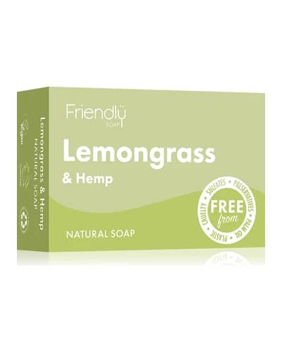 Friendly Soap Natural Soap Lemongrass & Hemp sapone naturale