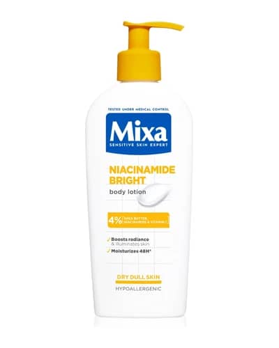 Mixa Niacinamide Bright latte corpo illuminante e idratante