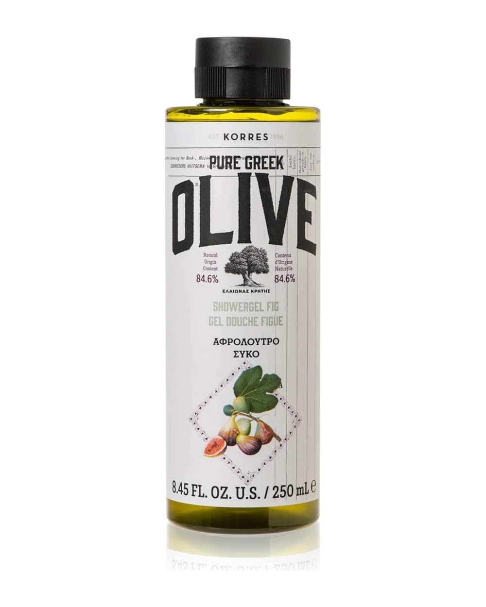 Korres Pure Greek Olive & Fig gel doccia idratante