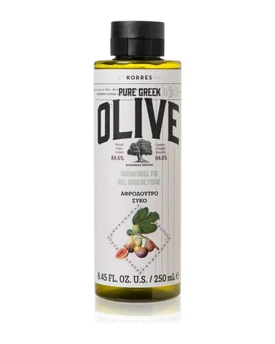 Korres Pure Greek Olive & Fig gel doccia idratante