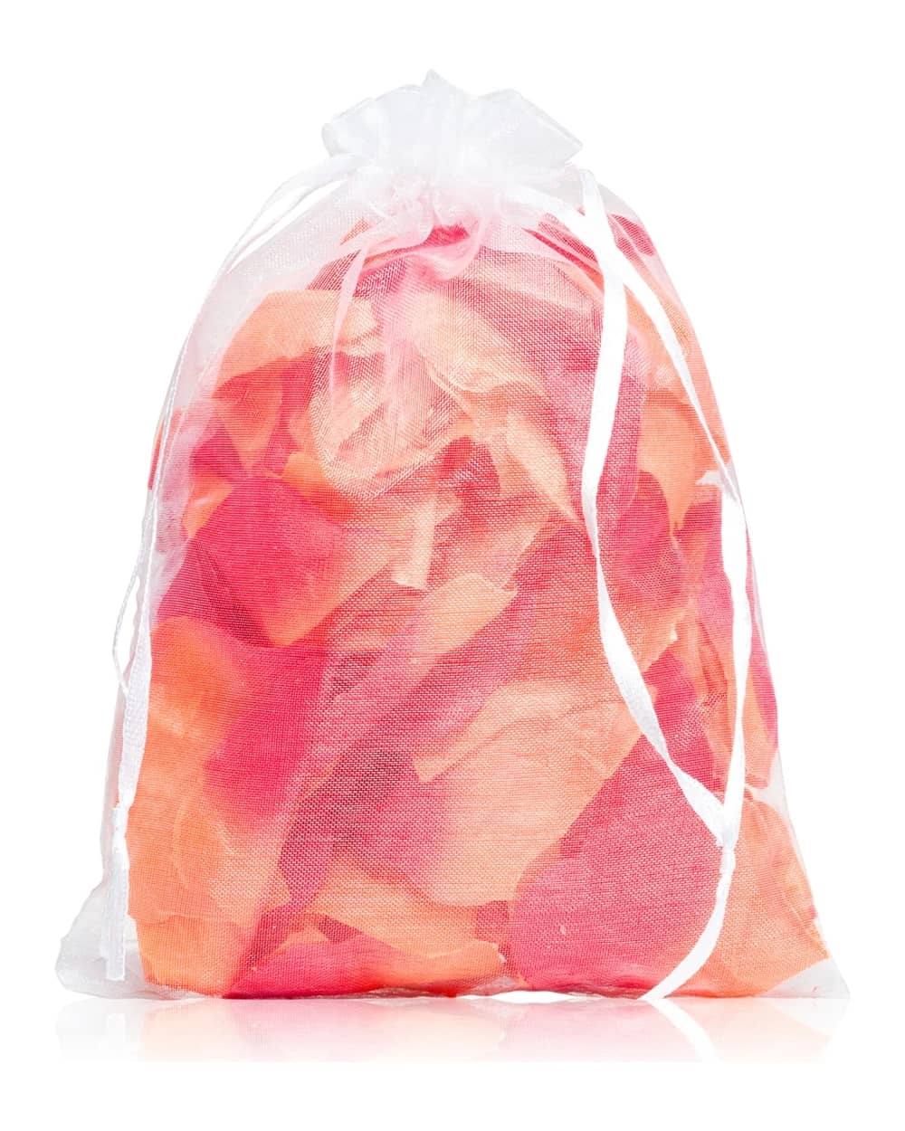 VALAVANI Organza pouch petali di rosa