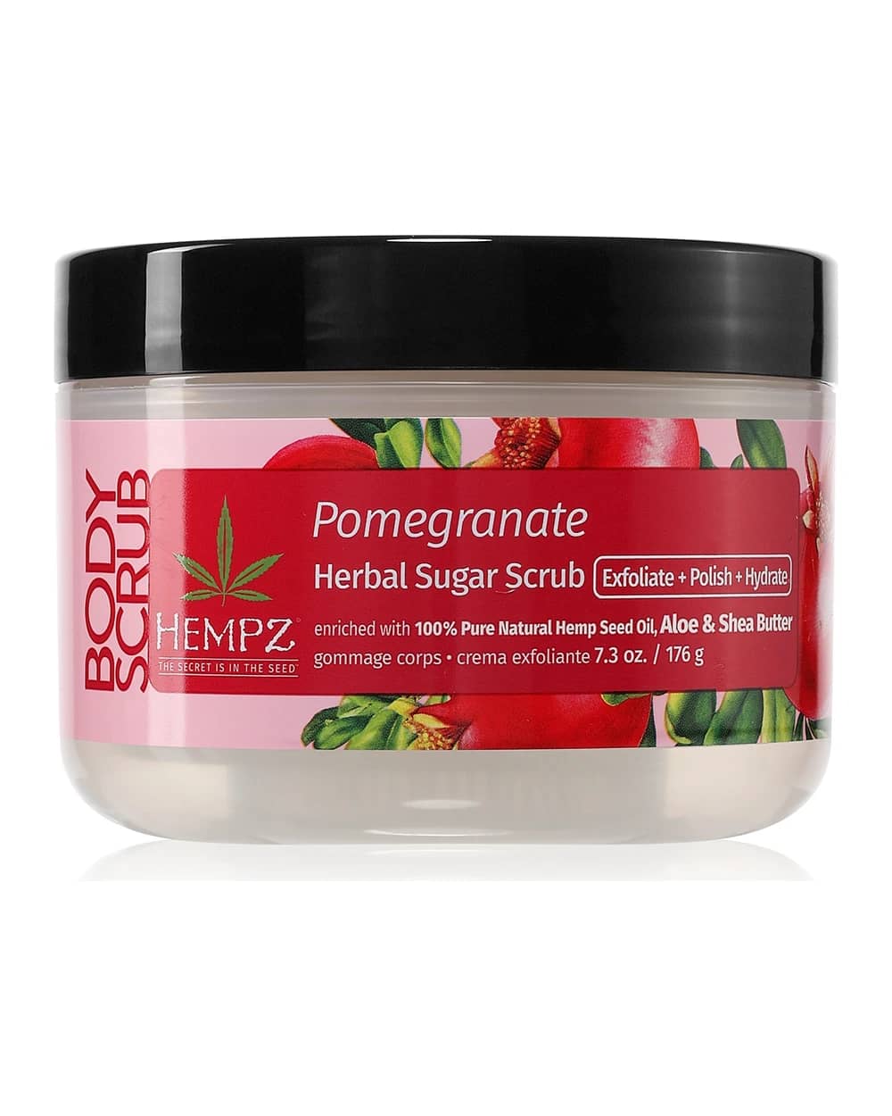 HEMPZ Pomegranate scrub corpo