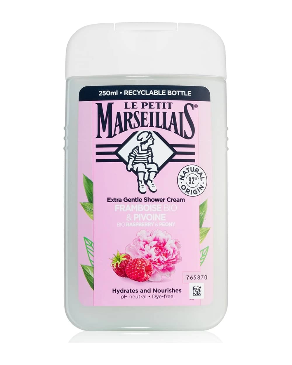 Le Petit Marseillais Raspberry BIO & Peony docciaschiuma in crema