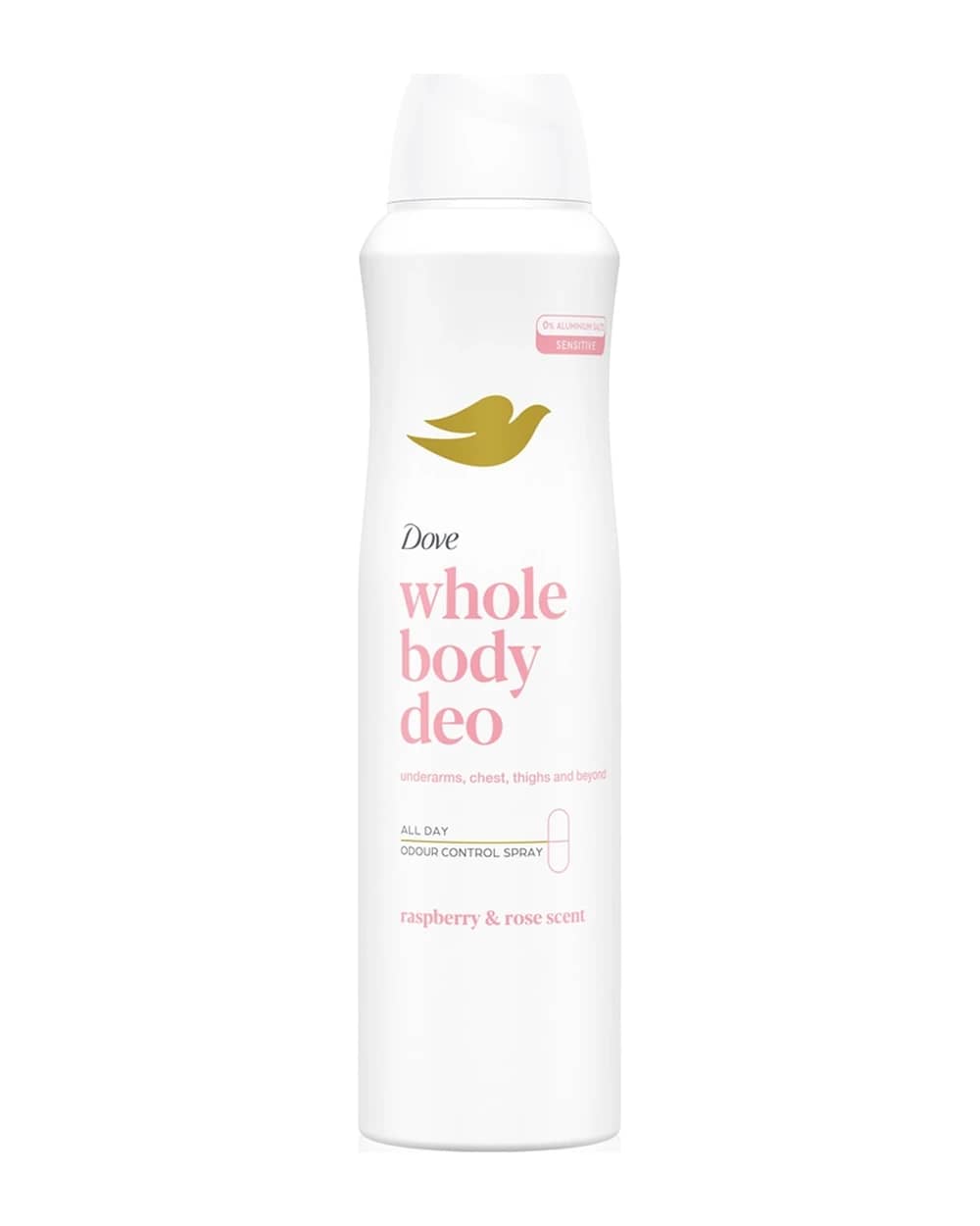 Dove Raspberry & Rose deodorante spray per il corpo