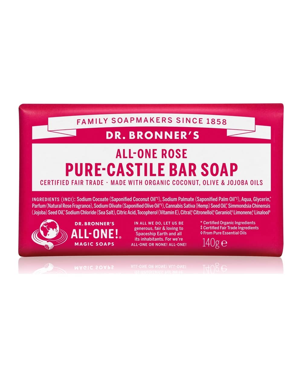 Dr. Bronner’s Rose sapone solido