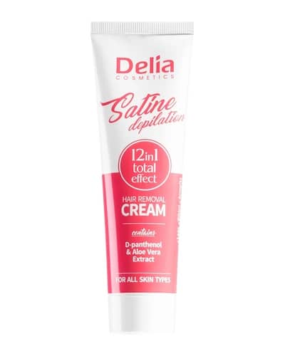 Delia Cosmetics Satine Depilation 12in1 Total Effect crema depilatoria per tutti i tipi di pelle