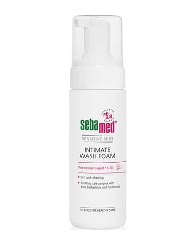 Sebamed Sensitive Skin schiuma per l’igiene intima