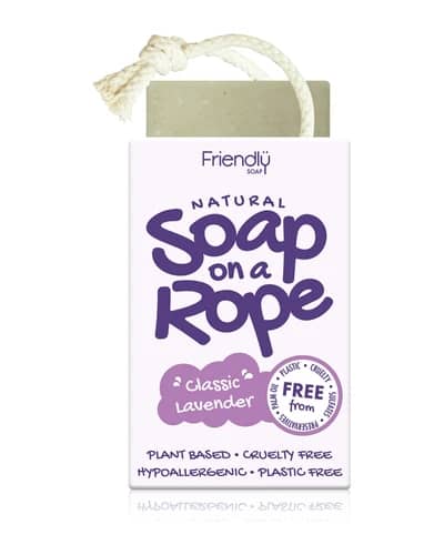 Friendly Soap on a Rope Lavender sapone naturale con cordoncino