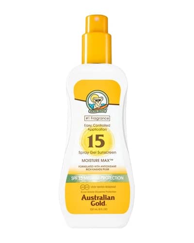 Australian Gold Spray Gel Sunscreen spray protettivo contro la luce solare