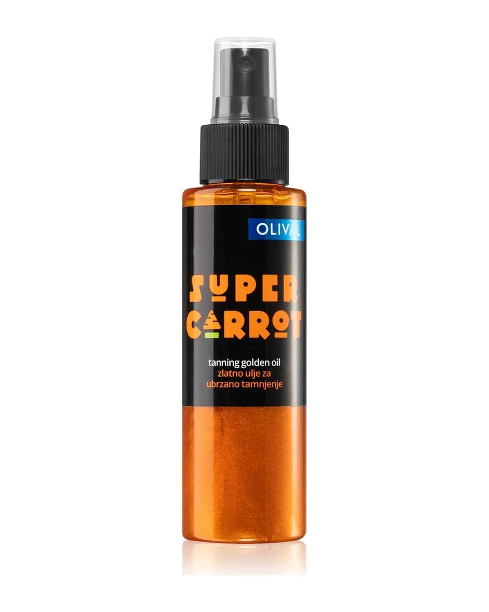 Olival SUPER Carrot Golden Oil olio glitter acceleratore di abbronzatura