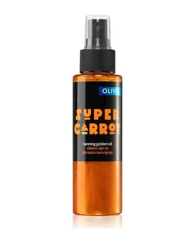 Olival SUPER Carrot Golden Oil olio glitter acceleratore di abbronzatura