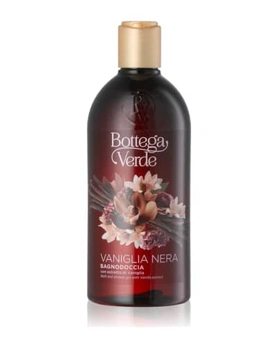 Bottega Verde Vaniglia Nera doccia schiuma con vaniglia