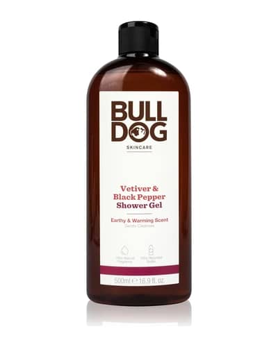 Bulldog Vetiver and Black Pepper gel doccia per uomo
