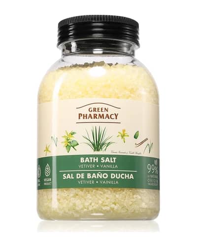 Green Pharmacy Vetiver & Vanilla Bath Salt sale da bagno rilassante