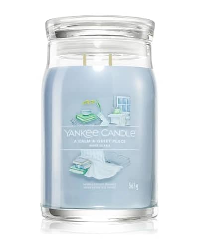 Yankee Candle A Calm & Quiet Place candela profumata Signature