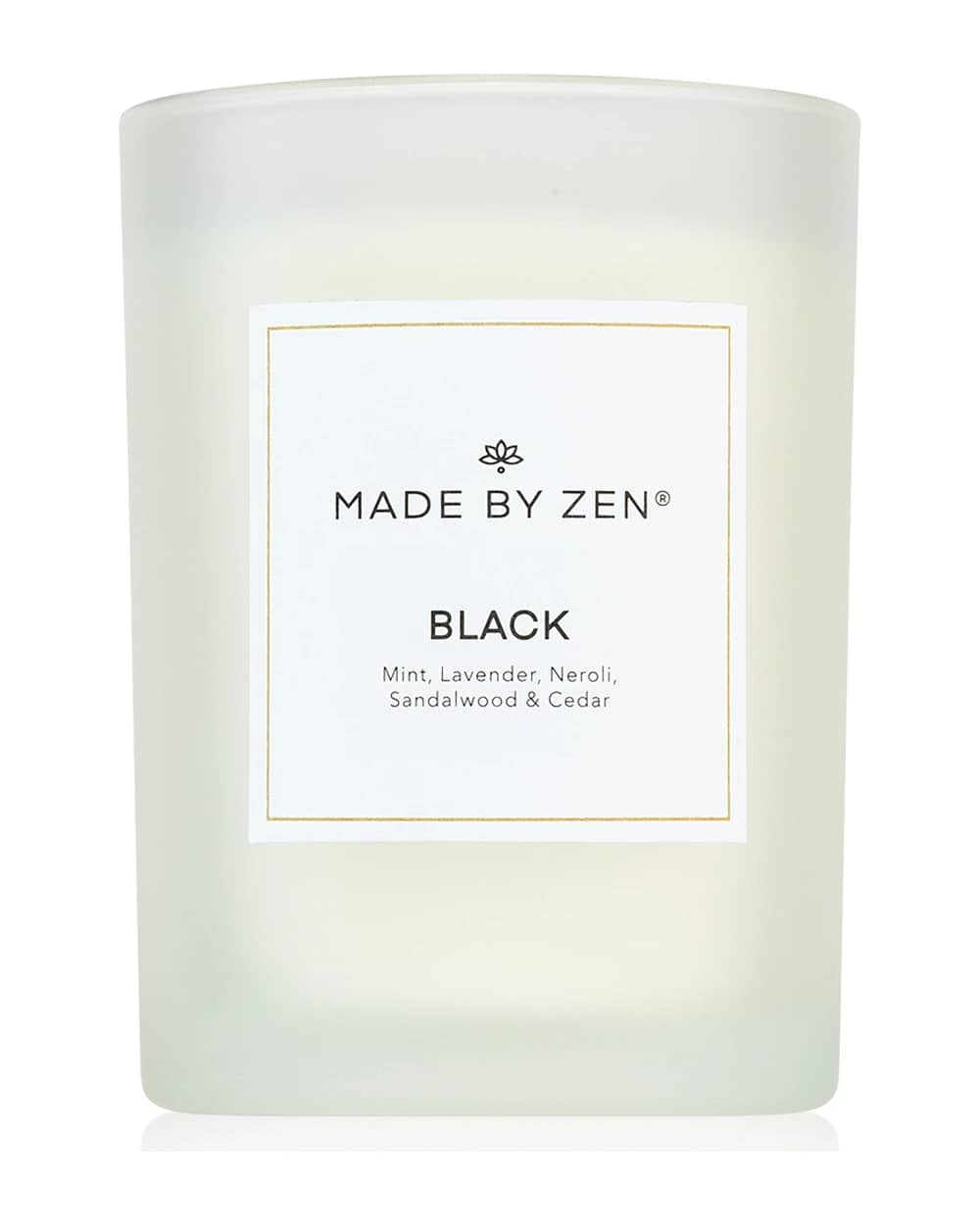 MADE BY ZEN Black candela profumata