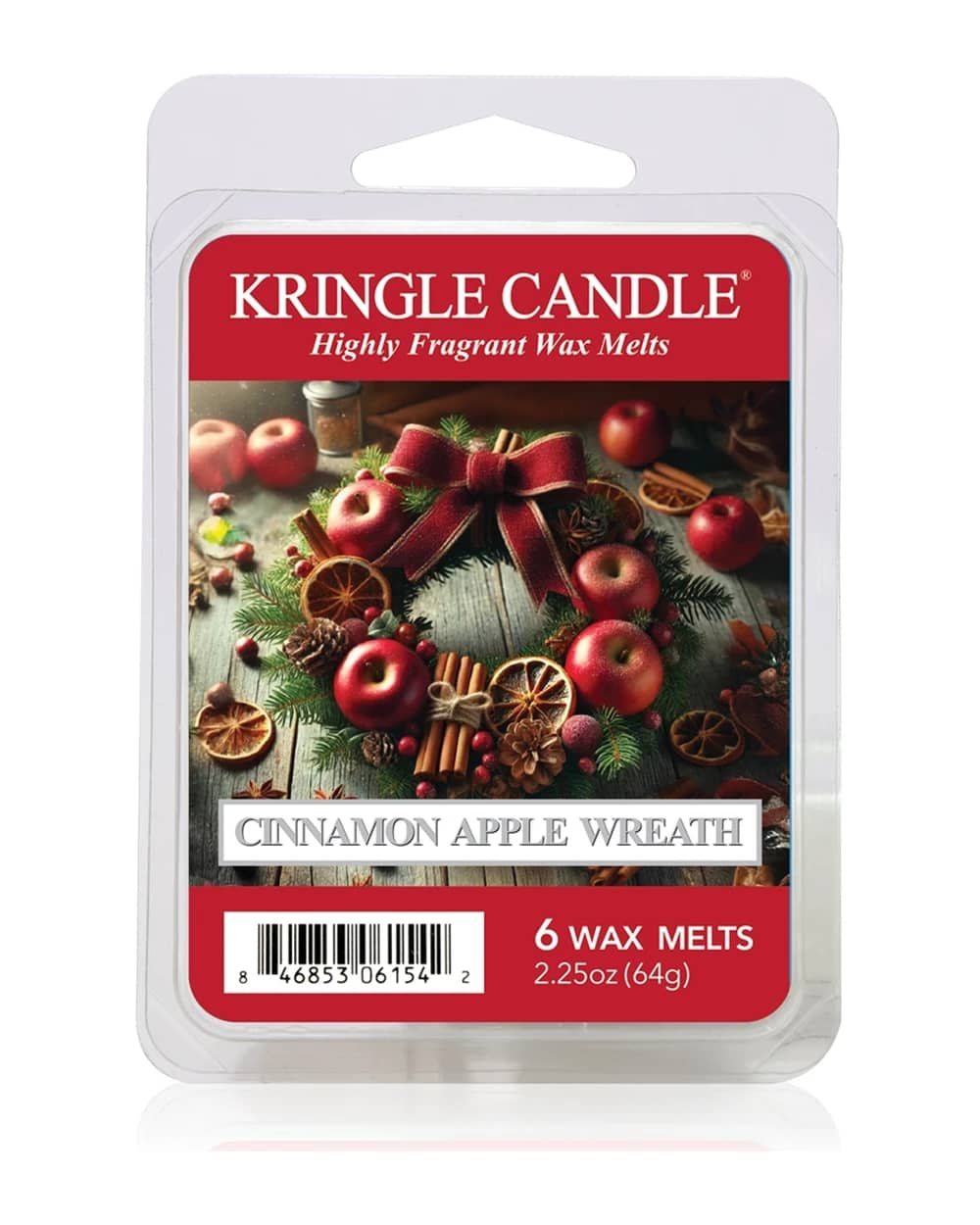 Kringle Candle Cinnamon Apple Wreath cera per lampada aromatica