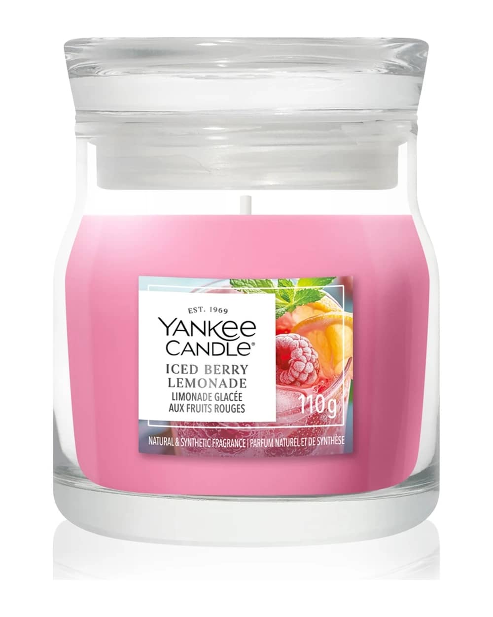 Yankee Candle Iced Berry Lemonade candela profumata Signature