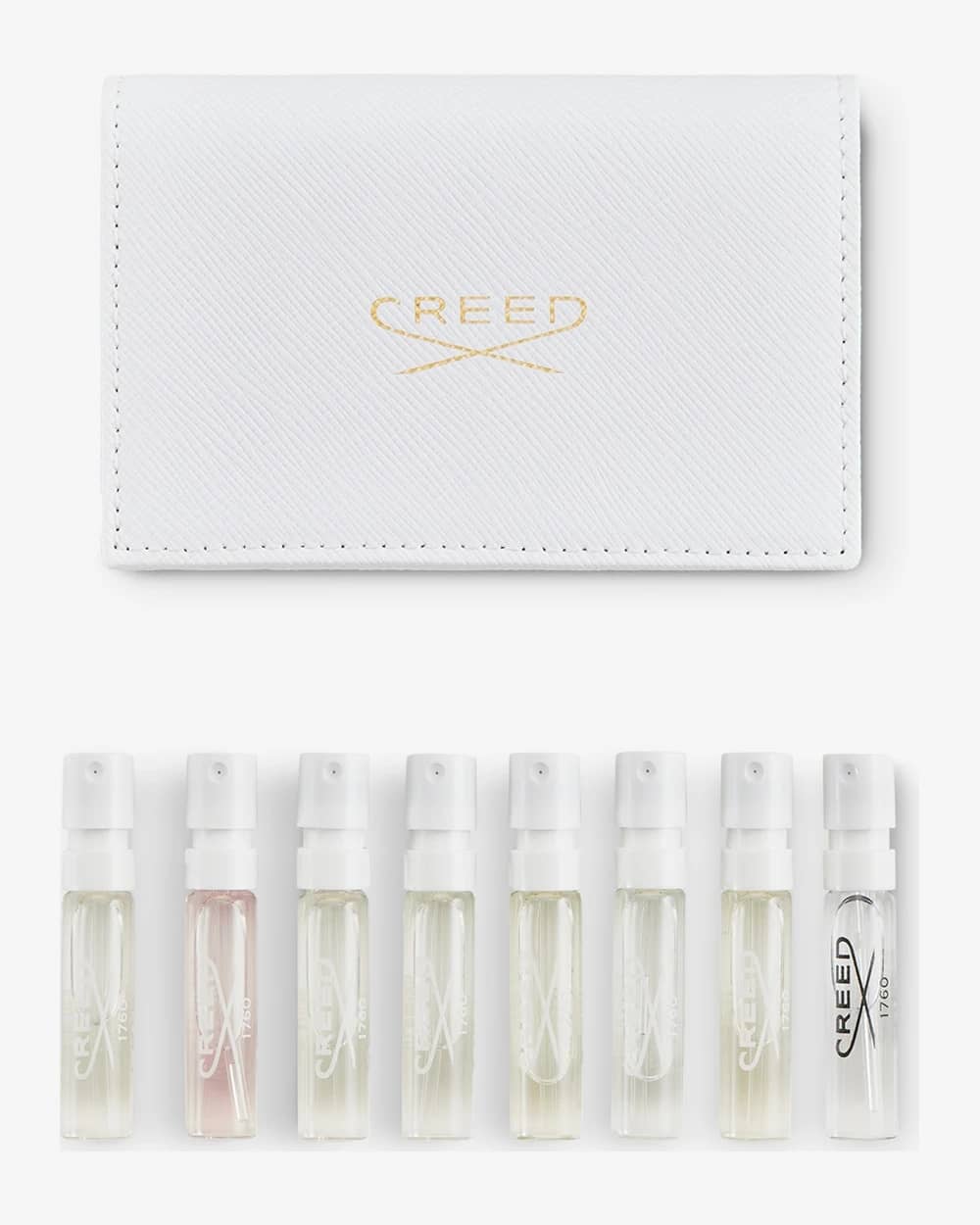 Creed Leather Sample Wallet - White set da donna